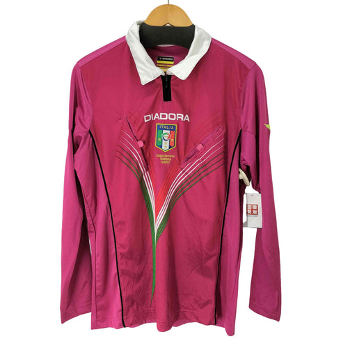 ディアドラ DIADORA レフェリー ユニフォーム ロングスリーブ シャツ メンズ S-M