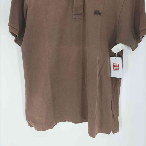 シュミーズラコステ CHEMISE LACOSTE 70S フランス製 ロゴ ワッペン 鹿の子 S/S ポロシャツ メンズ import:S