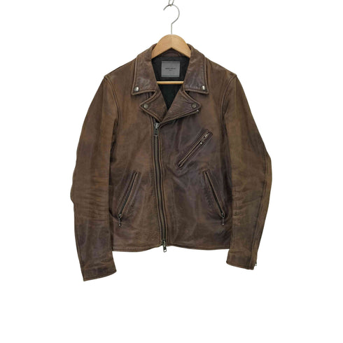 ユナイテッドアローズ UNITED ARROWS 馬革 ダブルライダースジャケット メンズ import:M