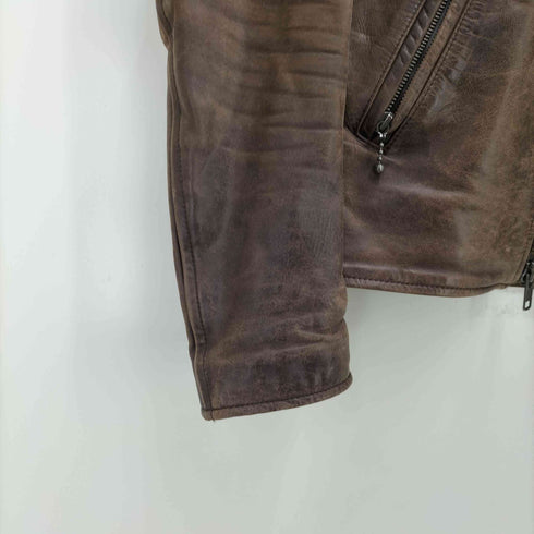 ユナイテッドアローズ UNITED ARROWS 馬革 ダブルライダースジャケット メンズ import:M