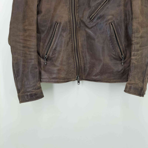 ユナイテッドアローズ UNITED ARROWS 馬革 ダブルライダースジャケット メンズ import:M