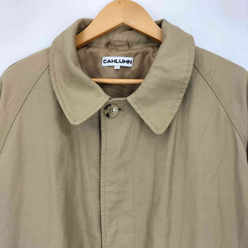 カウラム CAHLUMN 26ss Cotton Linen Balmacaan メンズ JPN:L