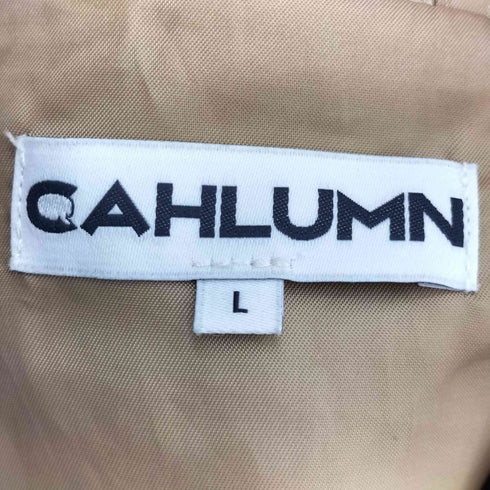 カウラム CAHLUMN 26ss Cotton Linen Balmacaan メンズ JPN:L