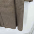 バーバリーズ BURBERRYS 80S 英国製 IRISH TWEED アイリッシュ ツイード 千鳥格子 比翼 ステンカラー バルマカーン コート メンズ