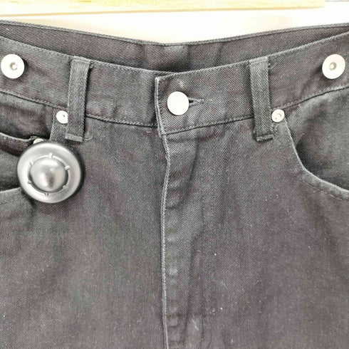 フォーワンセブンバイエディフィス 417 by EDIFICE デニム ワイドショートパンツ メンズ