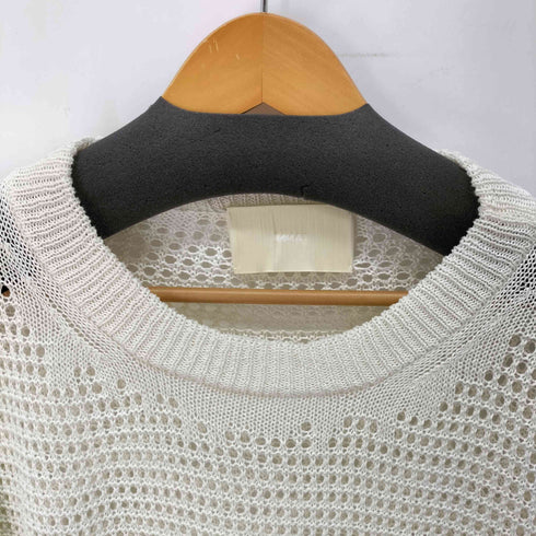 INNAT WAFFLE MESH SWEATER NATURAL ワッフルメッシュセーター メンズ FREE