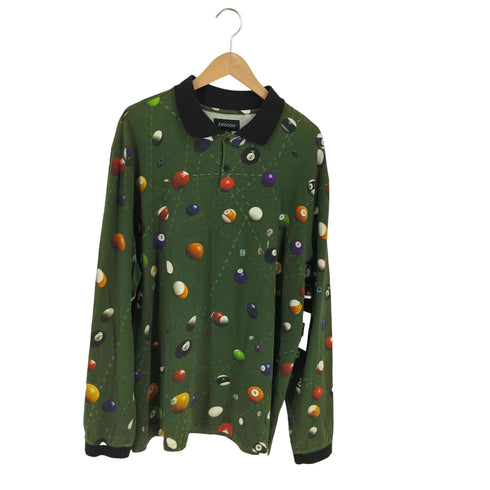 Bronze 56k ビリヤード 8ボール ロングポロ メンズ 2XL