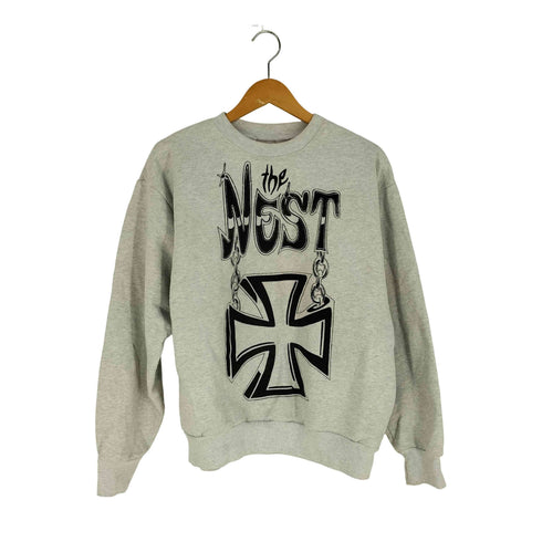 THE NEST CROSS CREW NECK クロス クルーネックスウェット メンズ