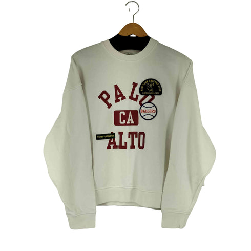 ザラ ZARA ワッペンデザイン スウェット レディース import:M