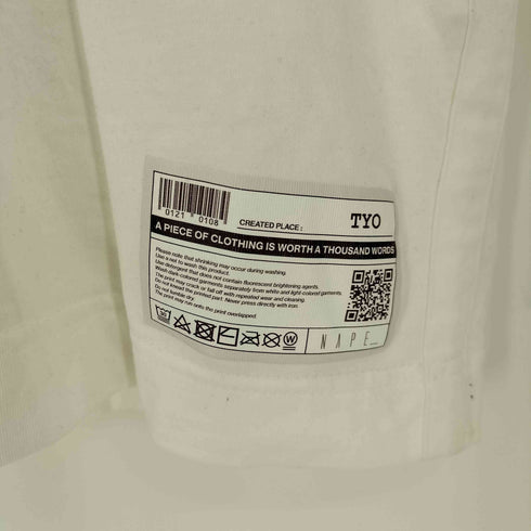 NAPE 両面 プリント クルーネック S/S Tシャツ メンズ JPN:3