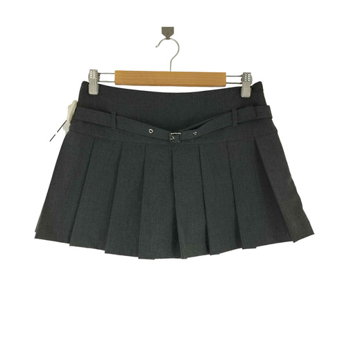 ザラ ZARA ベルト付き プリーツ スカパン レディース JPN:S