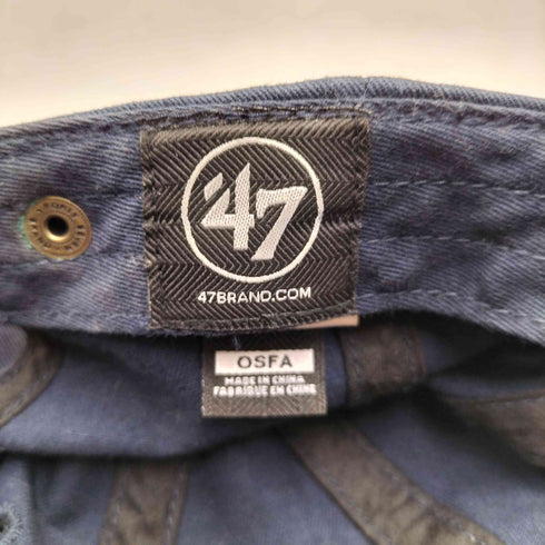 フォーティセブンブランド 47 BRAND チームロゴ刺繍 6パネル ベースボールキャップ メンズ