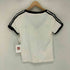 アディダスオリジナルス adidas Originals スリーストライプス Vネック スリム半袖Tシャツ レディース import:S
