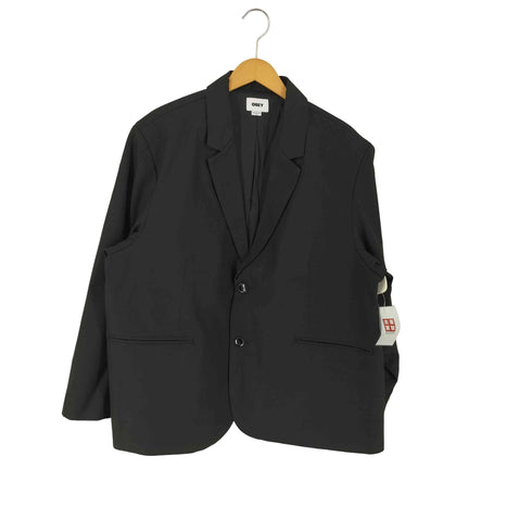 オベイ OBEY ARMEL BLAZER BLACK 2B テーラードジャケット メンズ import:M