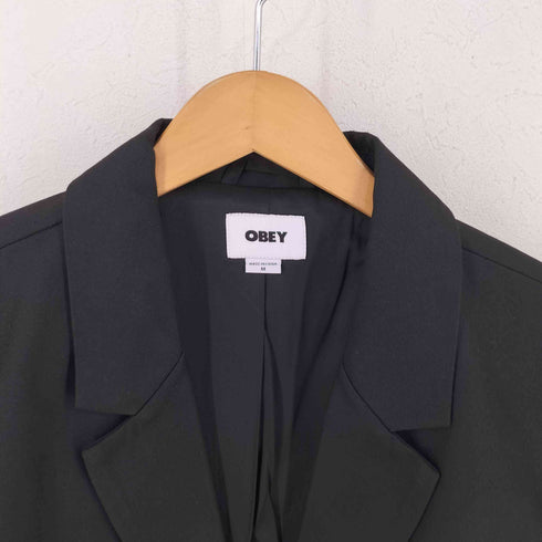オベイ OBEY ARMEL BLAZER BLACK 2B テーラードジャケット メンズ import:M