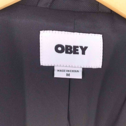 オベイ OBEY ARMEL BLAZER BLACK 2B テーラードジャケット メンズ import:M