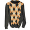 ジョンスメドレー JOHN SMEDLEY MADE IN ENGLAND 英国製 アーガイル コットン ニット セーター メンズ import:S