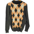 ジョンスメドレー JOHN SMEDLEY MADE IN ENGLAND 英国製 アーガイル コットン ニット セーター メンズ import:S