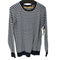 ジョンスメドレー JOHN SMEDLEY MADE IN ENGLAND 英国製 SEA ISLAND COTTON ボーダー コットン ニット セーター メンズ import:M