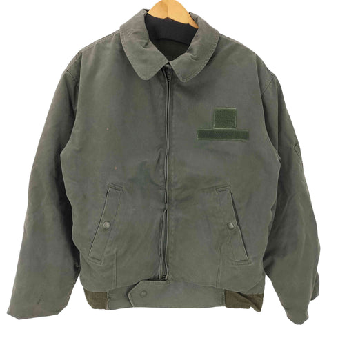 フレンチアーミー FRENCH ARMY 80-90S フランス軍 HBT ヘリンボーン YKK ジップ パイロット フライト ジャケット ブルゾン メンズ