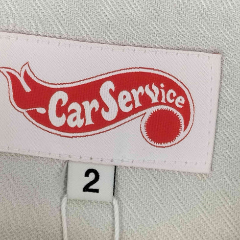 カーサービス CAR SERVICE 21SS CHECKER LOGO RAYON WORK JKT PULP メンズ JPN:2