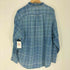 ギャップ Gap 90S OLD デカタグ チェック カット バンドカラー L/S シャツ メンズ import:L