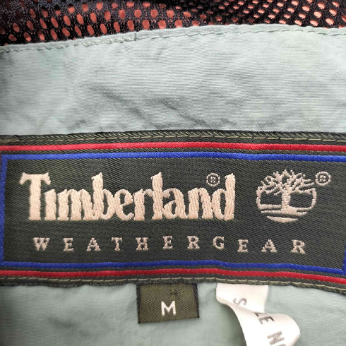 ティンバーランド Timberland 90-00S ロゴ刺繍 裏地メッシュ ジップアップ セーリングジャケット メンズ import:M