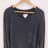 モッシモ MOSSIMO 製品染 鹿の子 ポケット L/S Tシャツ ビッグサイズ メンズ import:XXL