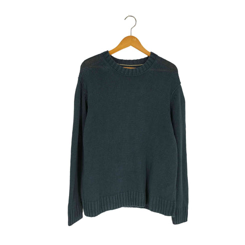 バナナリパブリック BANANA REPUBLIC リネン100% メッシュニット メンズ import:L