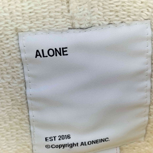 アローン ALONE 前V エルボーパッチ プルオーバーパーカー メンズ JPN:2