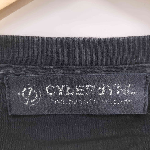 CYbERdYNE 龍 プリント S/S クルーネック Tシャツ メンズ