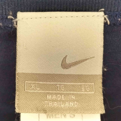 ナイキ NIKE 00s 銀タグ シングルステッチ スウッシュ刺繍 クルーネックTシャツ ボックス メンズ import:XL