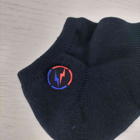 ザコンビニ THE CONVENI ロゴ刺繍 くるぶし ソックス メンズ