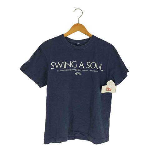 AOTL SWING A SOUL プリント S/S クルーネック Tシャツ メンズ