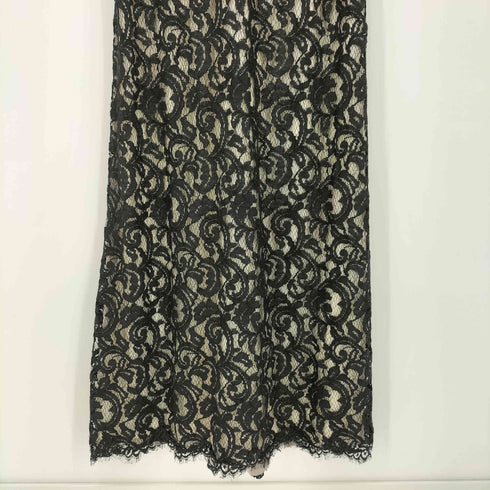 タダシショウジ TADASHI SHOJI フラワーパターン ジャガード レース ワンピース ドレス レディース JPN:2
