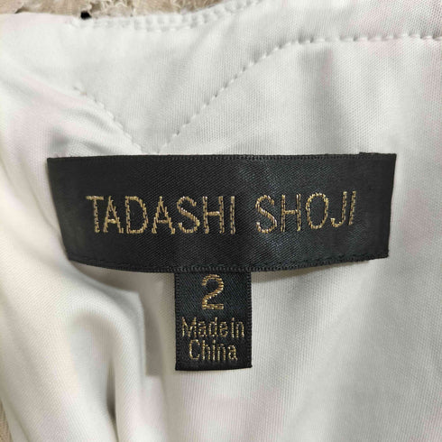 タダシショウジ TADASHI SHOJI フラワーパターン ジャガード レース ワンピース ドレス レディース JPN:2