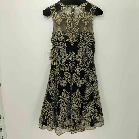 Marchesa Notte ノースリーブ ジャガード レース ワンピース ドレス レディース JPN:2