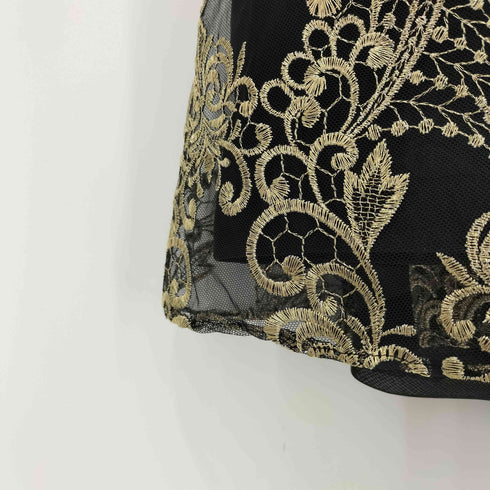 Marchesa Notte ノースリーブ ジャガード レース ワンピース ドレス レディース JPN:2