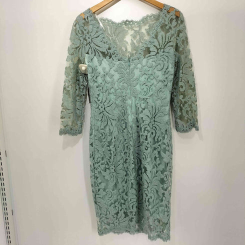 タダシショウジ TADASHI SHOJI フラワーパターン ジャガード レース ワンピース ドレス レディース JPN:4