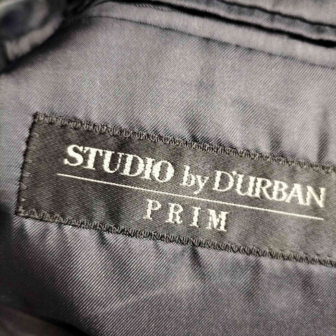 スタジオバイダーバン STUDIO by DURBAN ウール100% ストライプ テーラードジャケット&2Pパンツ セットアップ メンズ