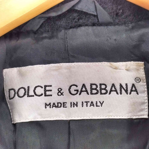 ドルチェアンドガッバーナ DOLCE&GABBANA made in italy ウールシャギーロングコート レディース EUR:40