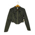 BUSHWICK LAUNDRY ジップアップフェイクレザージャケット レディース JPN:S