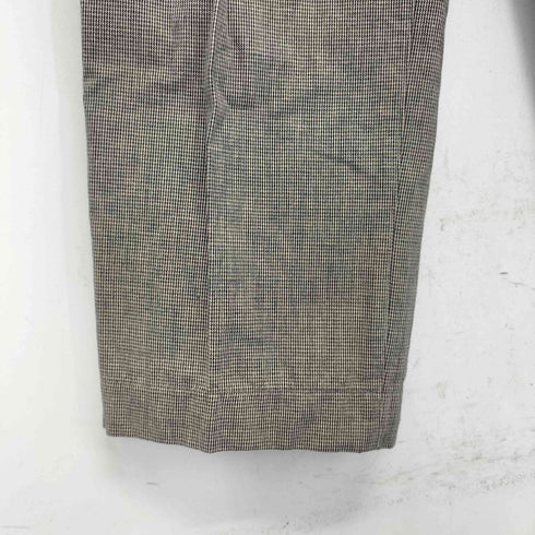 エムエイチエル MHL. CHEF CHECK COTTON LINEN コットンリネンパンツ レディース ONE SIZE