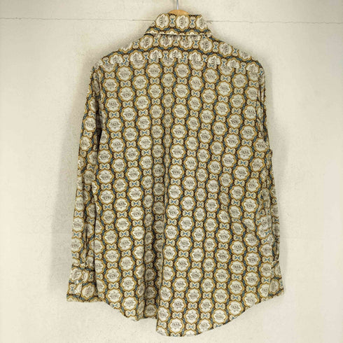 パーマネントプレス Permanent Press 70S 襟芯総柄シャツ メンズ JPN:M