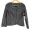 lamb leather イタリア製 ノーカラージャケット レディース JPN:M