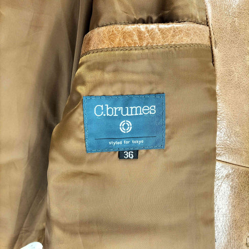 シーブリュームス C.brumes cow leather カウレザージャケット メンズ US:36