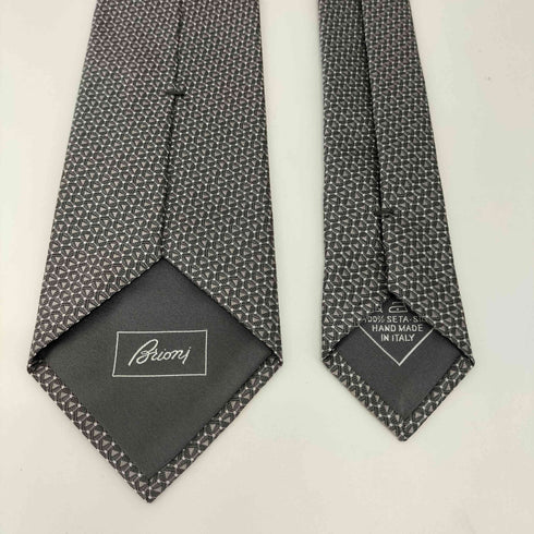 ブリオーニ BRIONI イタリア製 シルク100 総柄ネクタイ メンズ
