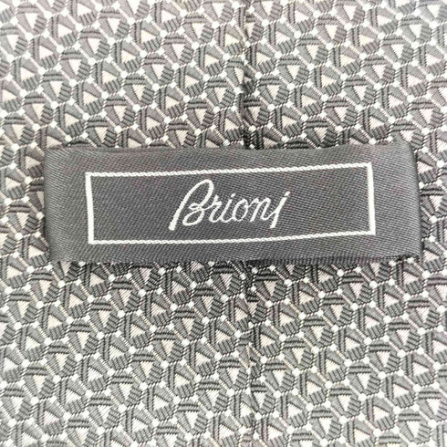 ブリオーニ BRIONI イタリア製 シルク100 総柄ネクタイ メンズ