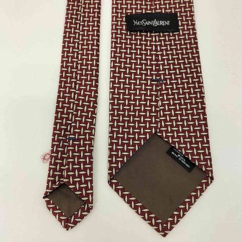 イヴサンローラン Yves Saint Laurent シルク100 総柄ネクタイ メンズ