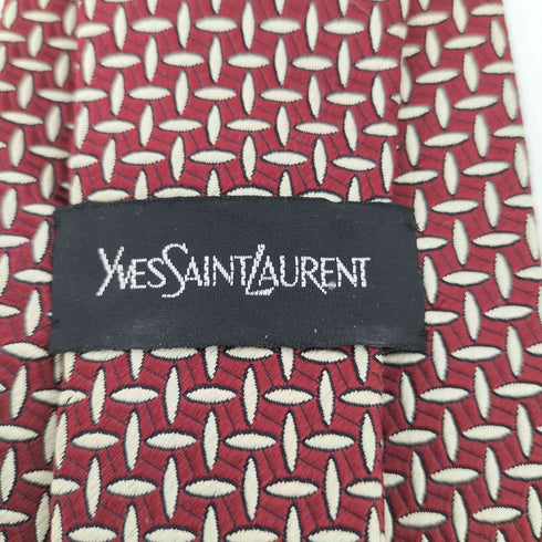 イヴサンローラン Yves Saint Laurent シルク100 総柄ネクタイ メンズ
